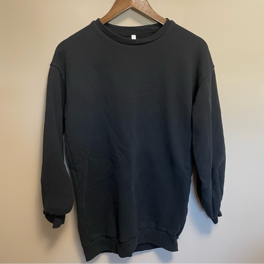 Aritzia The Group Babaton Black Crewneck Sweatshirt Women’s Oversized XXS Or M